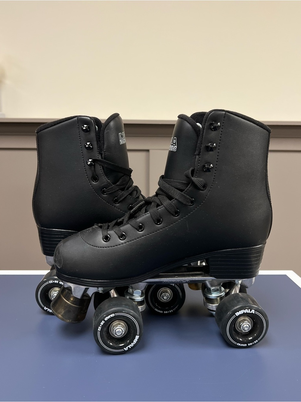 Impala Black High-Top Quad Roller Skates